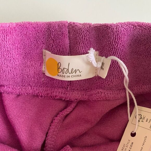 Mini Boden Girl Terry Pants 6 Years or 7 years - Picture 6 of 10